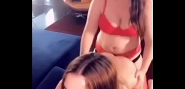  Millie Moore Fucks Step Sister with Strap On
